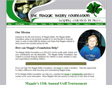 Tablet Screenshot of maggiewelby.org